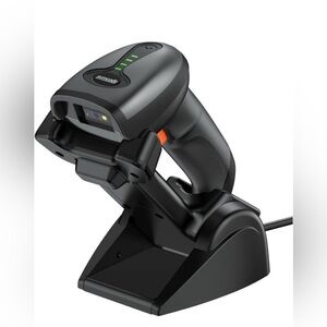 The Symcode 4590DA Handheld Barcode Scanner black